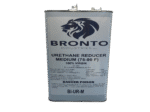 Image of the front of a gallon sized Urethane reducer, shop bronto brand